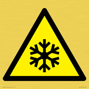 W010 Warning: Low temperature/freezing conditions